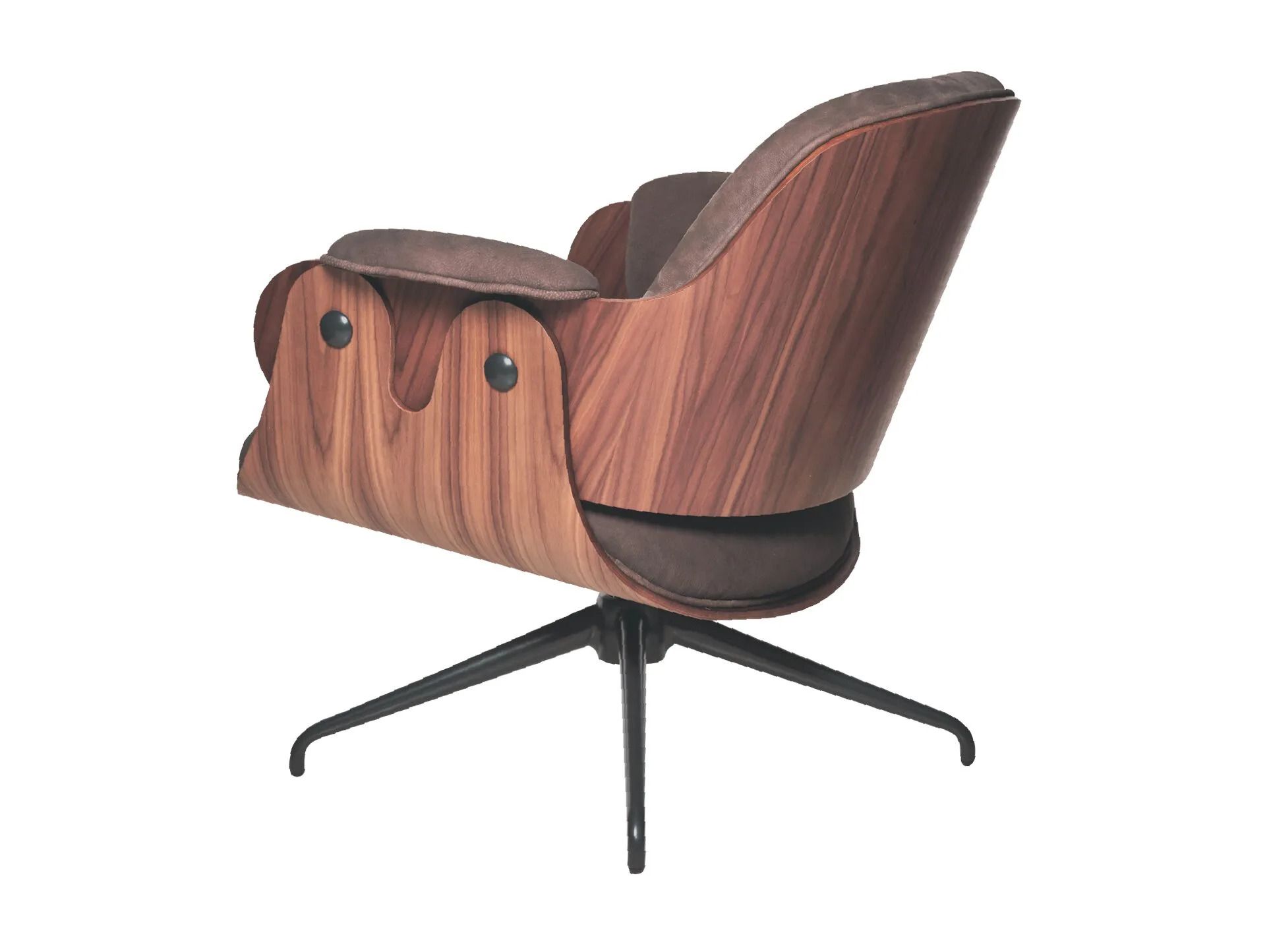 4-спицевое вращающееся кресло BD Barcelona LOW LOUNGER ARCH-00083161 - Вид №3