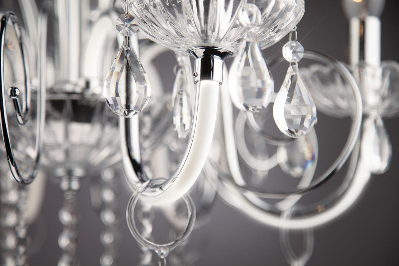 Подвесная люстра Bogates Liberty 411/6 Strotskis BOGATES ДИЗАЙНЕРСКИЕ, LIBERTY 186772 Хром  - Вид №3