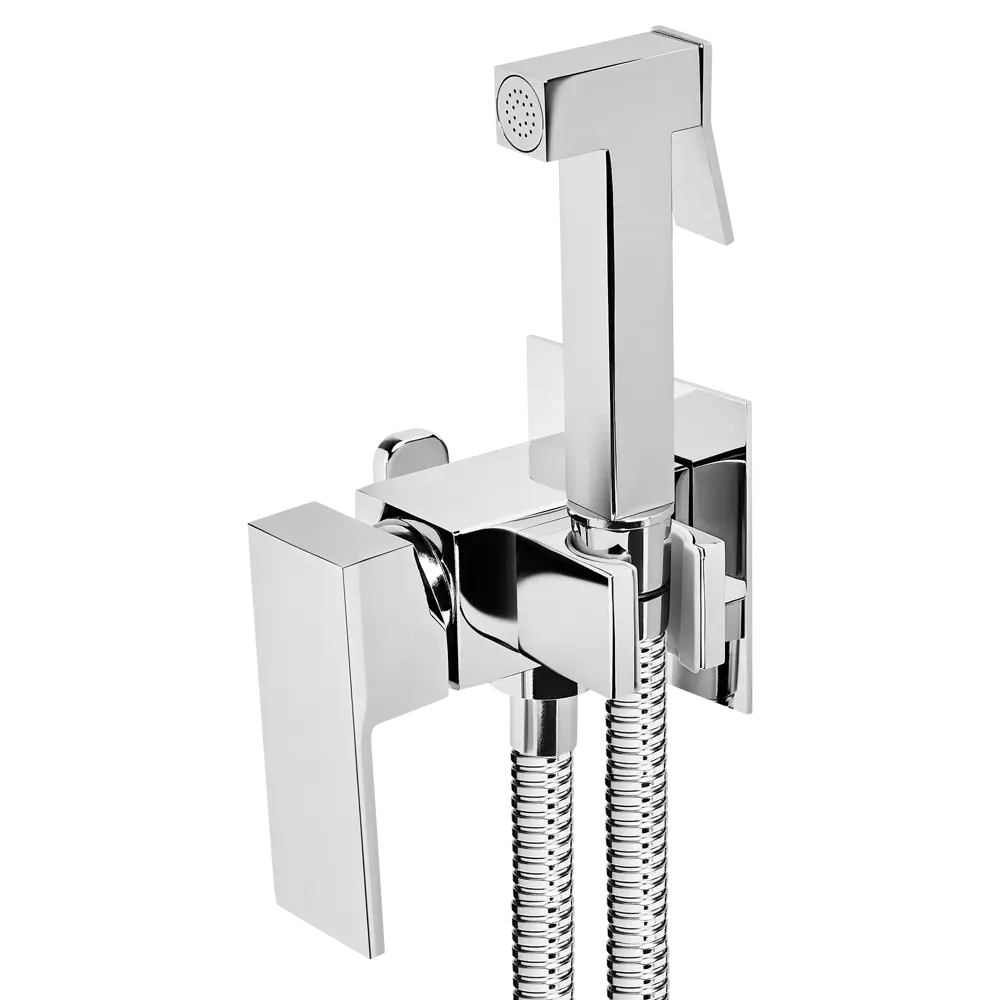 Гигиенический душ KONSENSA Прато скрытый монтаж, набор со смесителем, цвет хром STLM-2006668 - Вид №2