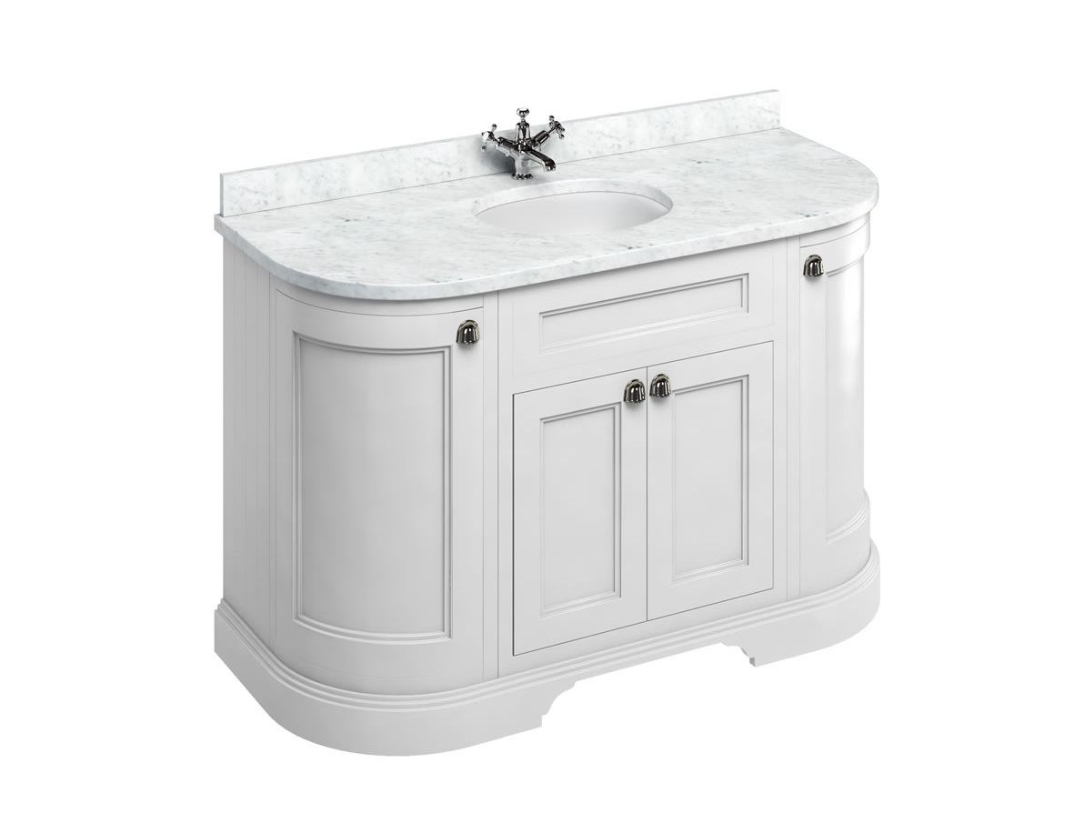 Напольный шкаф для умывальника из МДФ с дверцами Burlington MINERVA ARCH-00141016 - Вид №14