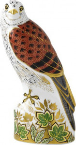 10535636 Royal Crown Derby Пресс-папье Royal Crown Derby "Пустельга" 18см Фарфор костяной