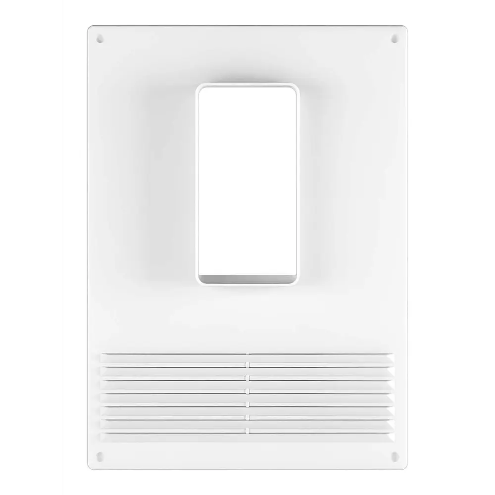 Вентиляционная решетка с вертикальным фланцем Fonet 180x250 мм пластик цвет белый STLM-2125897 - Вид №1