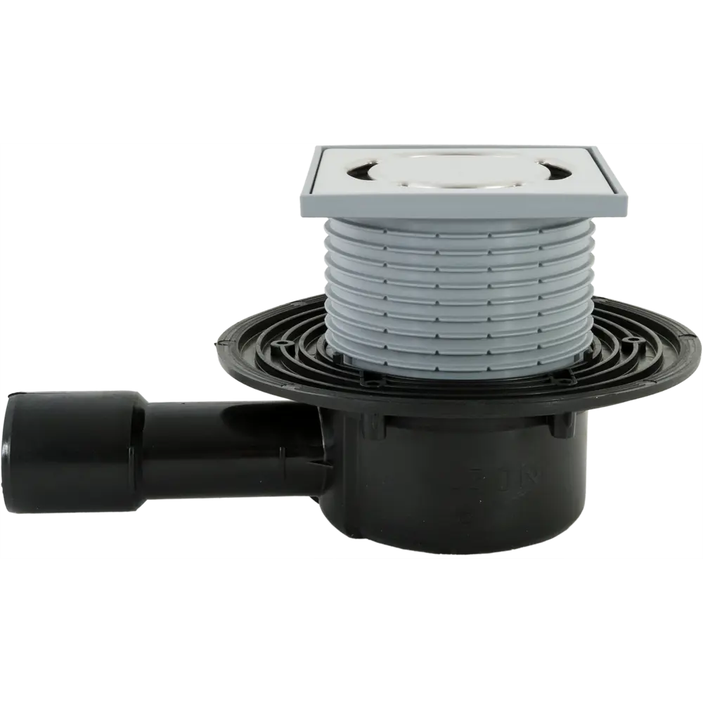 Трап для душа HL 510NPr 123x123 мм регулируемый по высоте, сухой затвор 82485796 STLM-2148270  - Вид №1