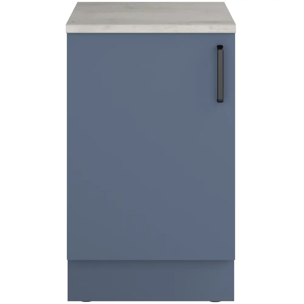 Кухонный шкаф напольный Нокса 50x86x56 см ЛДСП цвет голубой Santreyd STLM-2143817 - Вид №3