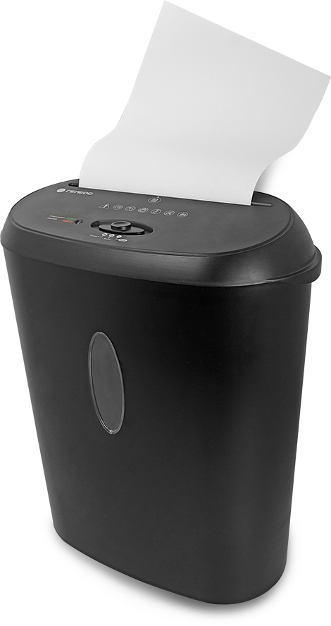 УМ24-4 Уничтожитель документов , din p-4 (4 ур-нь секр.), фрагмент 3,9х38мм, 17 лист (70г/м2), cd/пл.карты/скрепки/скобы, 24 литра Гелеос Santreyd  - Вид №2