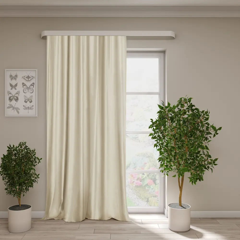 Santreyd Бархат айвори — ткань для изысканных штор 82861233 STLM-1455132 - Вид №3