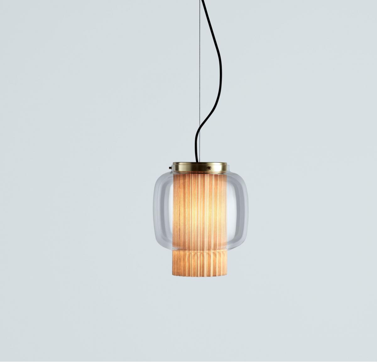 089848 Подвесной светильник T PE латунный прозрачный Parachilna Manila Santreyd