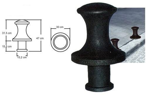 Lazzari Фиксированный чугунный столбик sun-id-1458986 - Вид №2