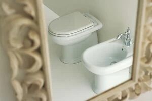 26003 Приставной унитаз напольный Зеленый Althea Ceramica Сlassic Marion Италия