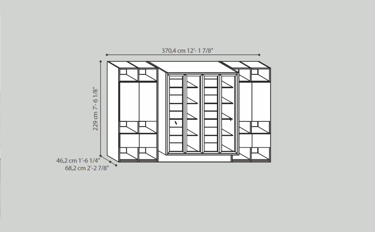 Композиция из модулей  TUMIDEI 278  - Вид №1