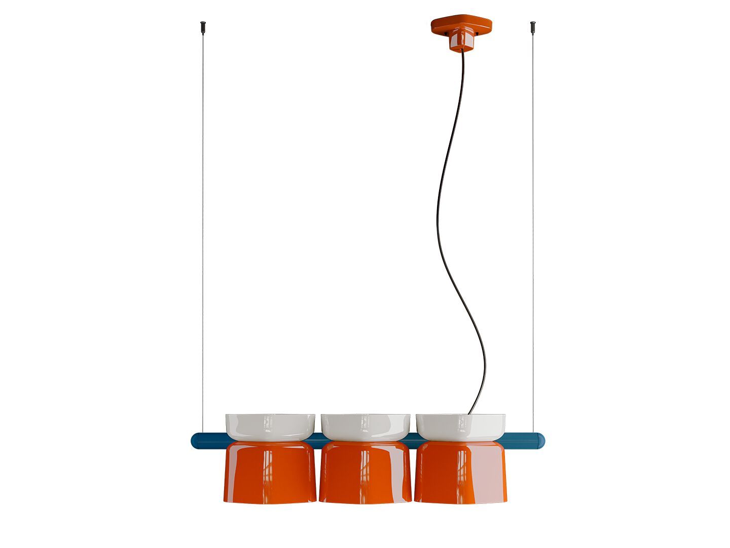 Керамический светодиодный подвесной светильник FERROLUCE Yakitori ARCH-00151355 - Вид №1