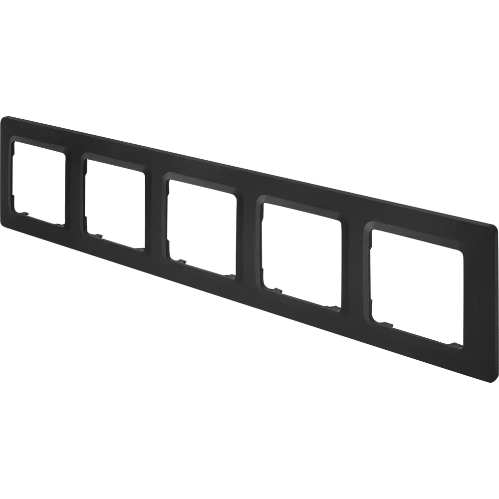 LEXMAN LILIAN — Декоративная рамка для розеток, 5 постов, антрацит 86761658 STLM-0071370 - Вид №1