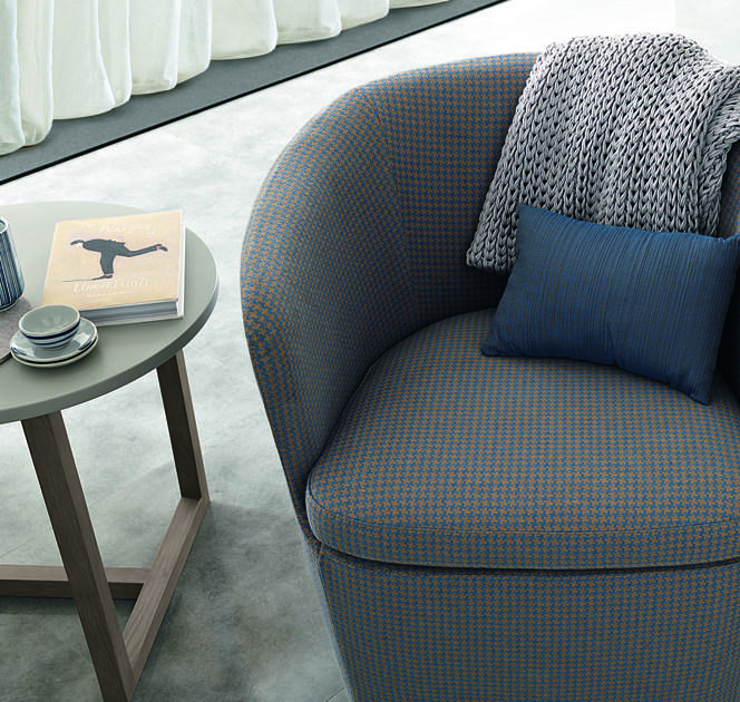 MisuraEmme Кресло с обивкой из ткани с подлокотниками Atelier sun-id-1407526 - Вид №1