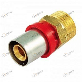 Муфта НР 16х1/2" пресс TIEMME 1650009