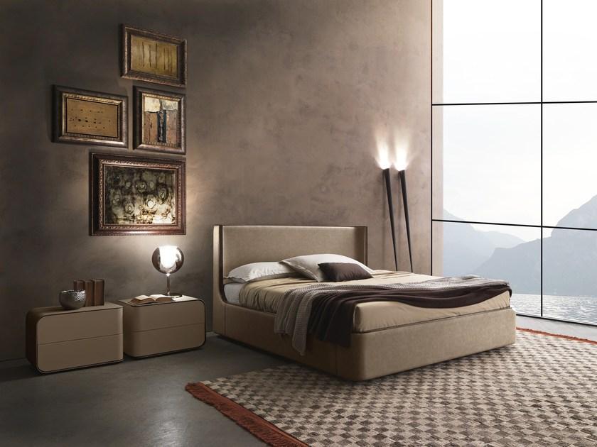 Presotto Кровать двуспальная с обивкой кожей Callas | letto sun-id-1506378 - Вид №3