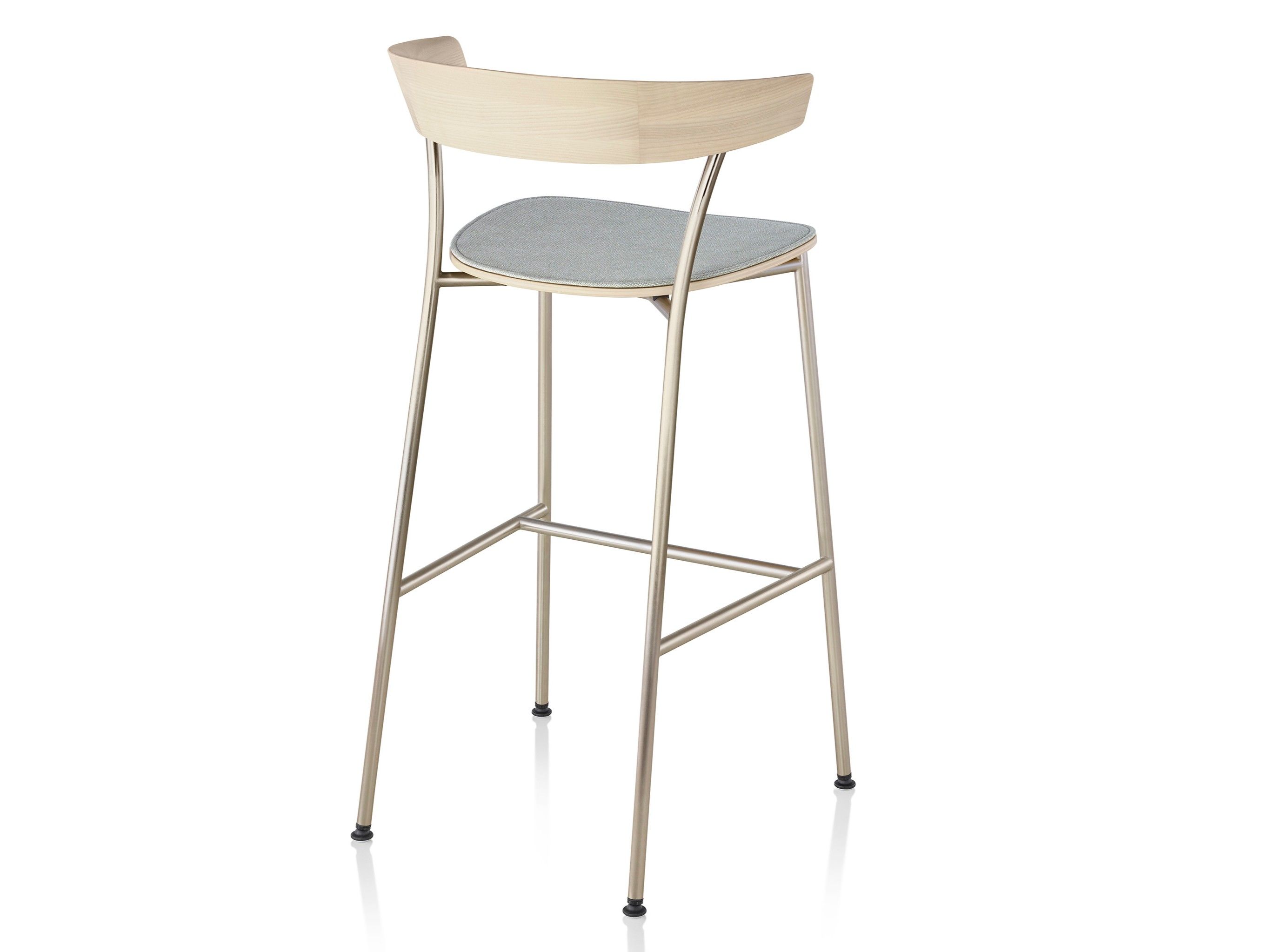 Деревянный стул с мягким сиденьем Herman Miller Leeway ARCH-00148459 - Вид №3