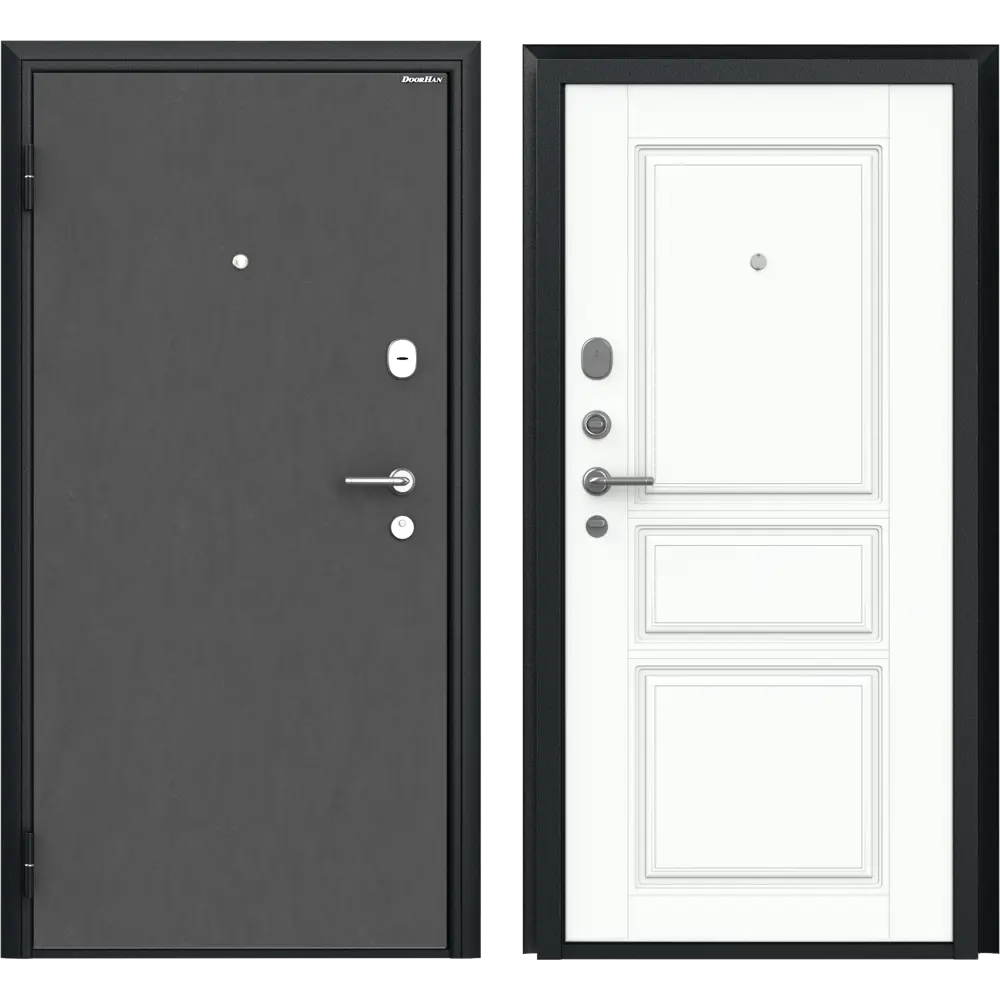 Дверь входная металлическая Премиум New 88x205 см левая малибу классик DOORHAN STLM-2025600