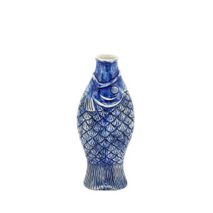 200908-80 ABHIKA ВАЗА БРАНЗИН Ш BLUE
