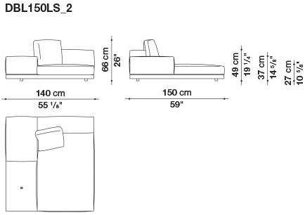 B&B Italia Кожаный диван Dock sun-id-1441060 - Вид №129