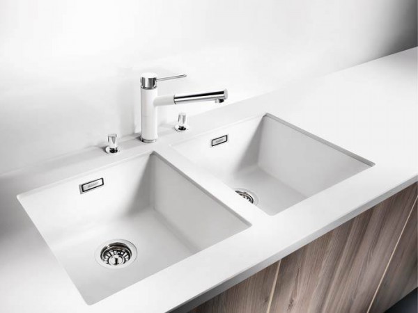 523424 Кухонная мойка Blanco Subline 400-U алюметаллик  Blanco Subline Алюметаллик - Вид №2