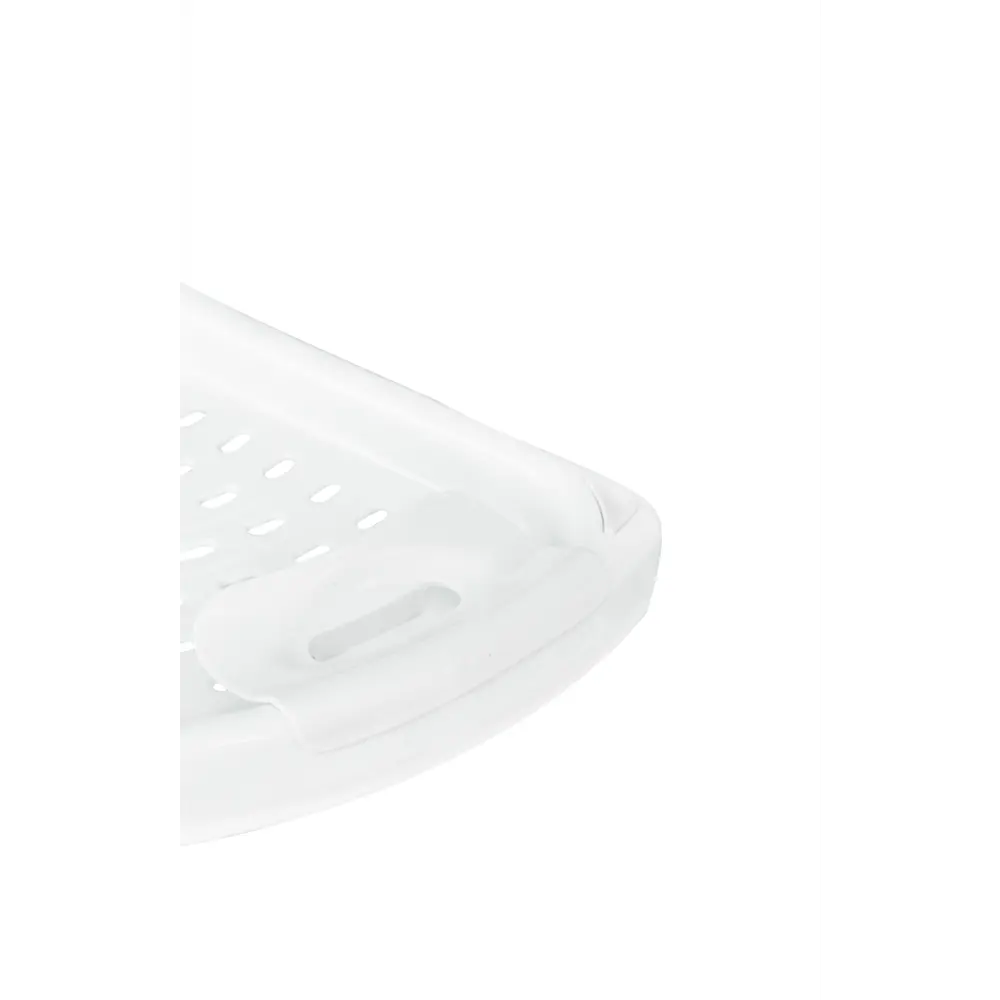 Полка для душа Primanova угловая 4 яруса цвет белый Полка угловая STLM-2088966 - Вид №1