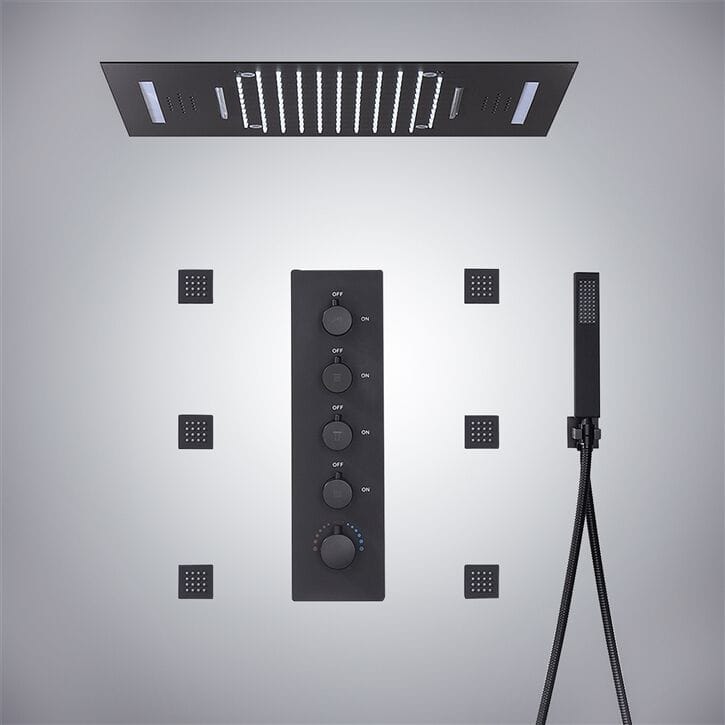 Утопленный набор для душа со светодиодной насадкой для душа Fontana Showers питьевой фонтанчик ARCH-00067134 - Вид №10