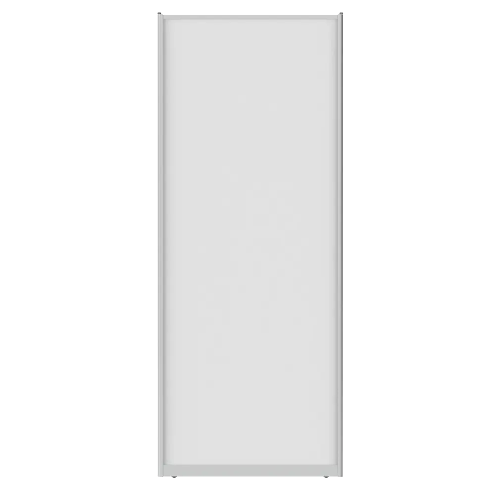 Дверь-купе KONSENSA 225.5x90.4 см МДФ цвет белый профиль матовое серебро STLM-2014971 - Вид №1