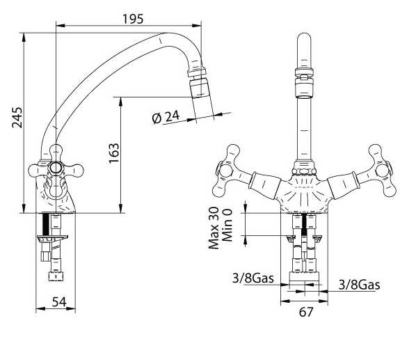803921KK21 Смеситель Bandini Classic Santreyd - Вид №1