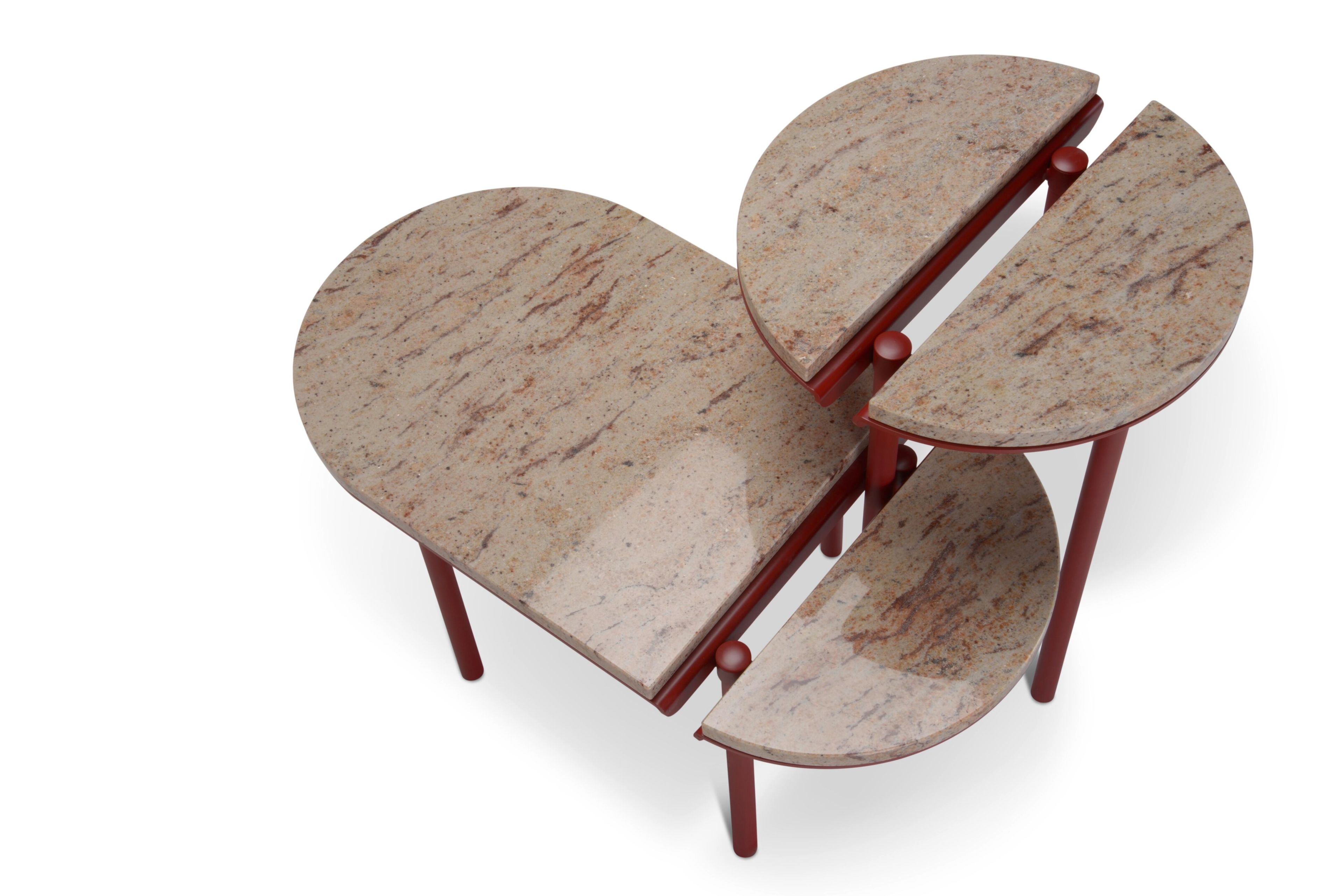 Овальный мраморный журнальный столик Shivakashi Adrenalina Orit ARCH-00127250 - Вид №3