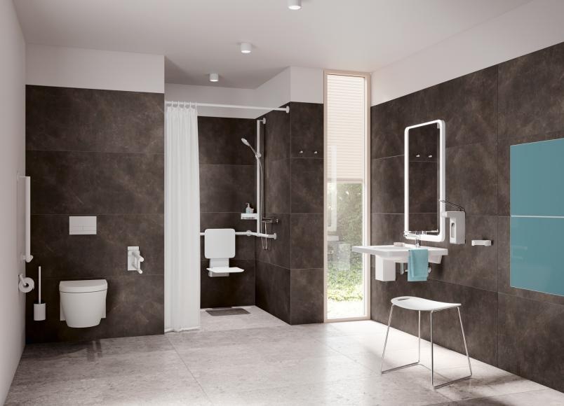 AQ1B12M10240 Однорычажный смеситель для раковины HEWI Edition matt | Polyamid  - Вид №7