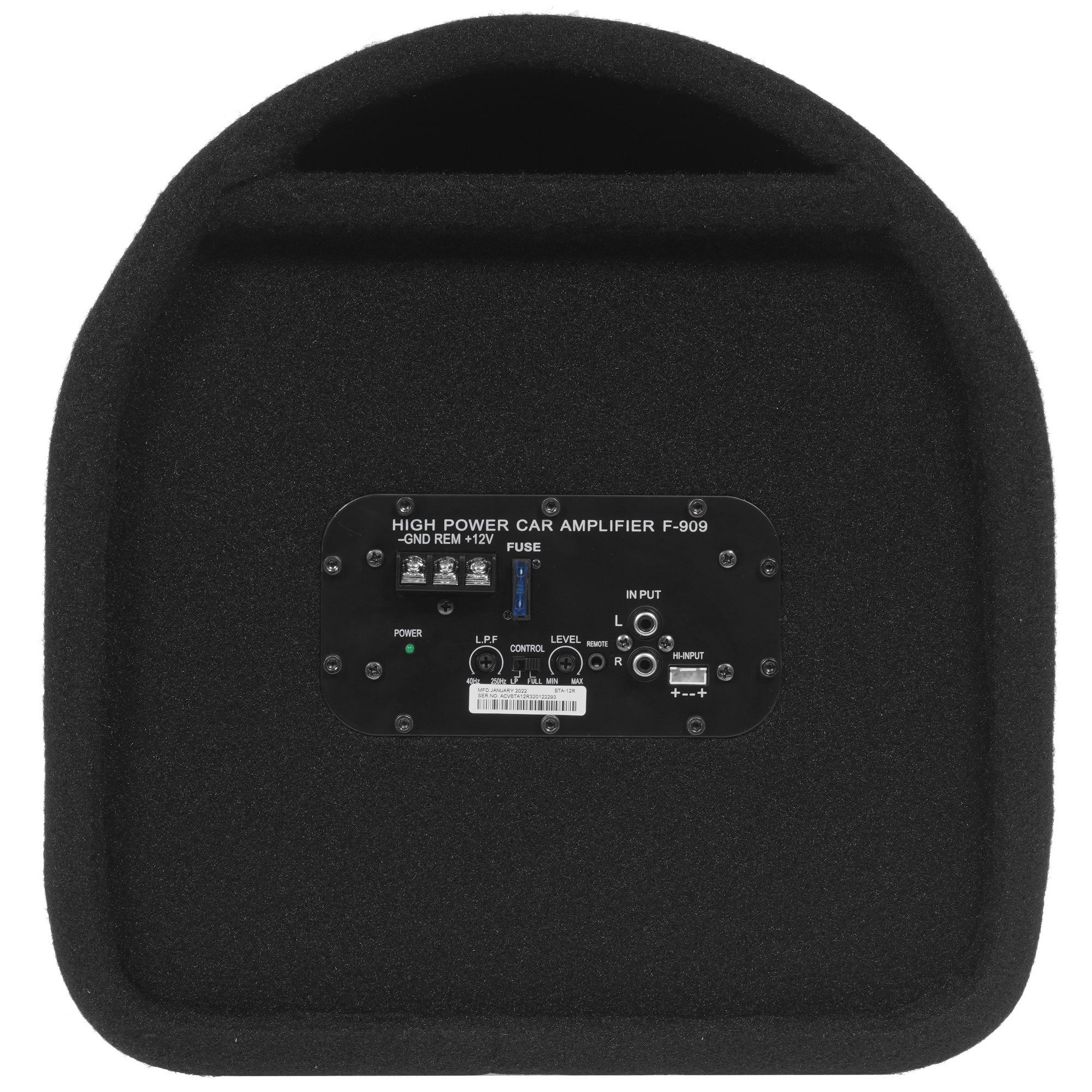 5409455 Автосабвуфер активный ACV BTA-12R STDN-0099837 - Вид №4