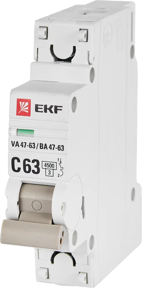 Автоматический выключатель EKF ВА47-63 для защиты электросетей 82421221
