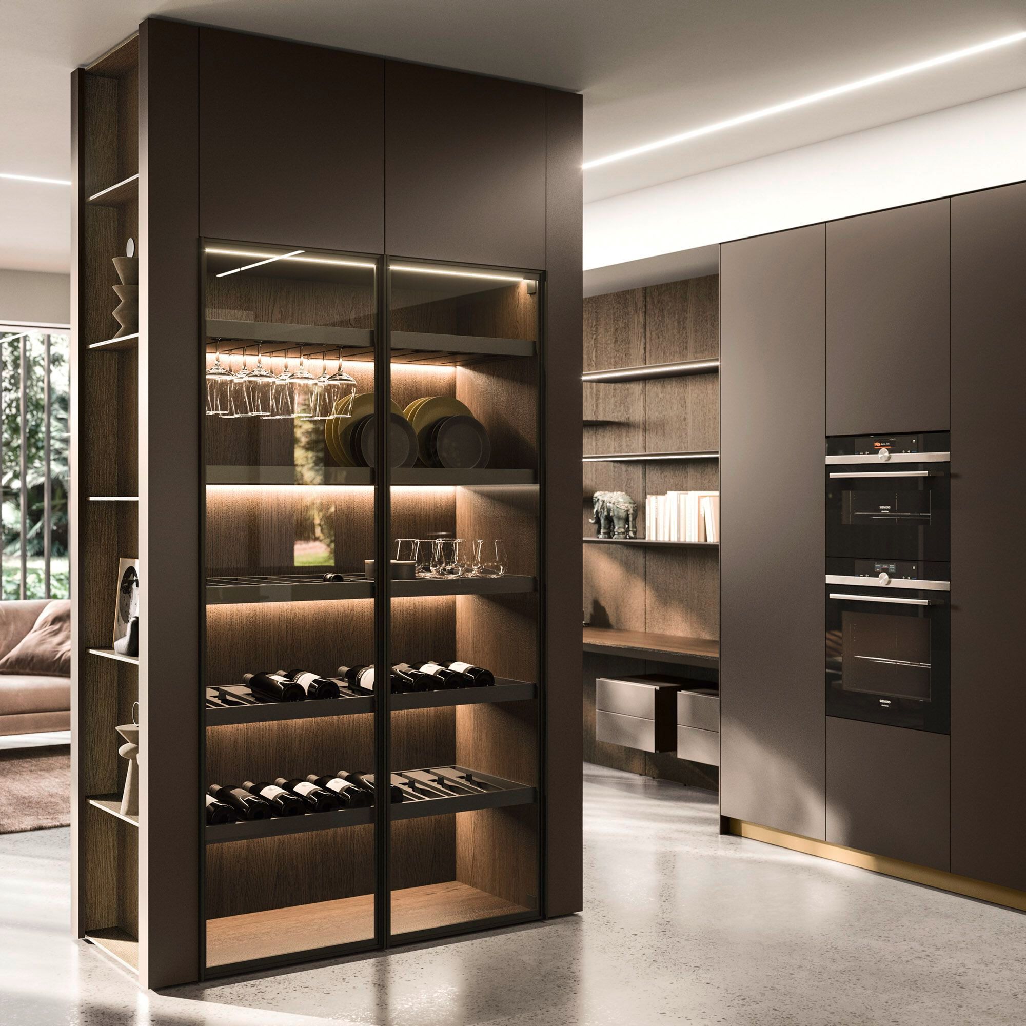 Встроенная кухня с островом Arrital Ak_Project ARCH-00061127 - Вид №6