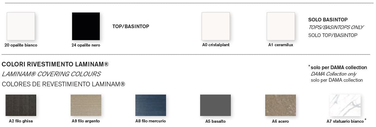 Шкаф для ванной комнаты Dualite® с ящиками из грецкого ореха ARTELINEA ARCH-00040190 - Вид №1