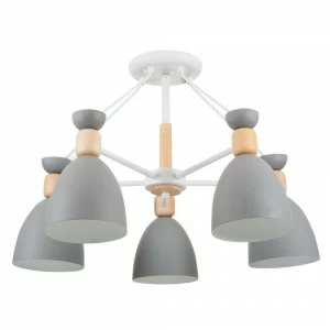 Потолочная люстра Freya Delia FR5033CL-05W серая FREYA DELIA 280002 Серый