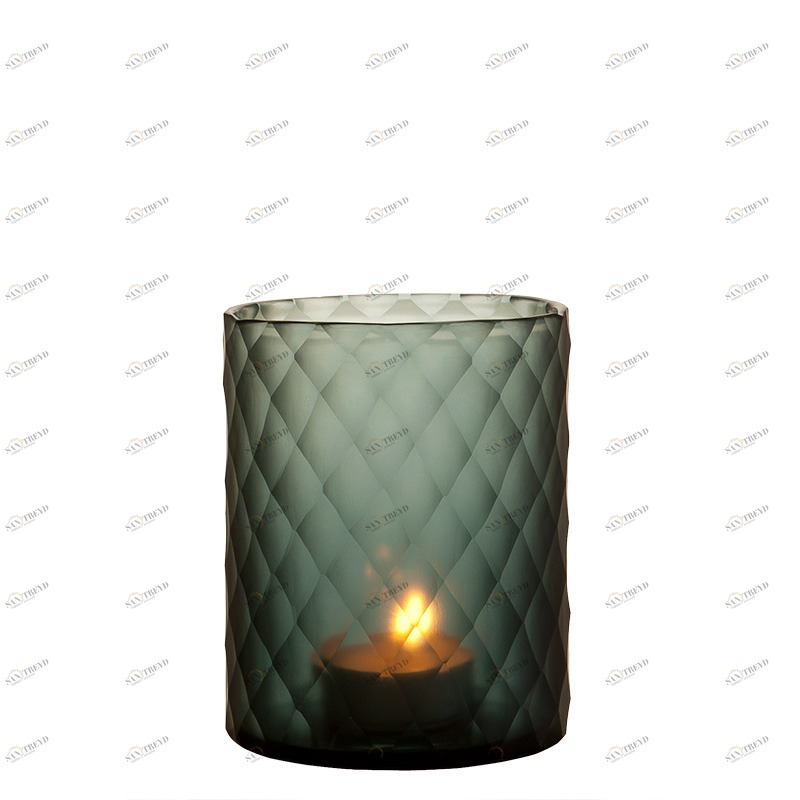 Подсвечник стеклянный сапфировый Morton S от Eichholtz EICHHOLTZ  246124 Синий 