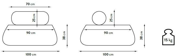 GART Модульное садовое кресло из акриловой ткани Island sun-id-1469118 - Вид №3