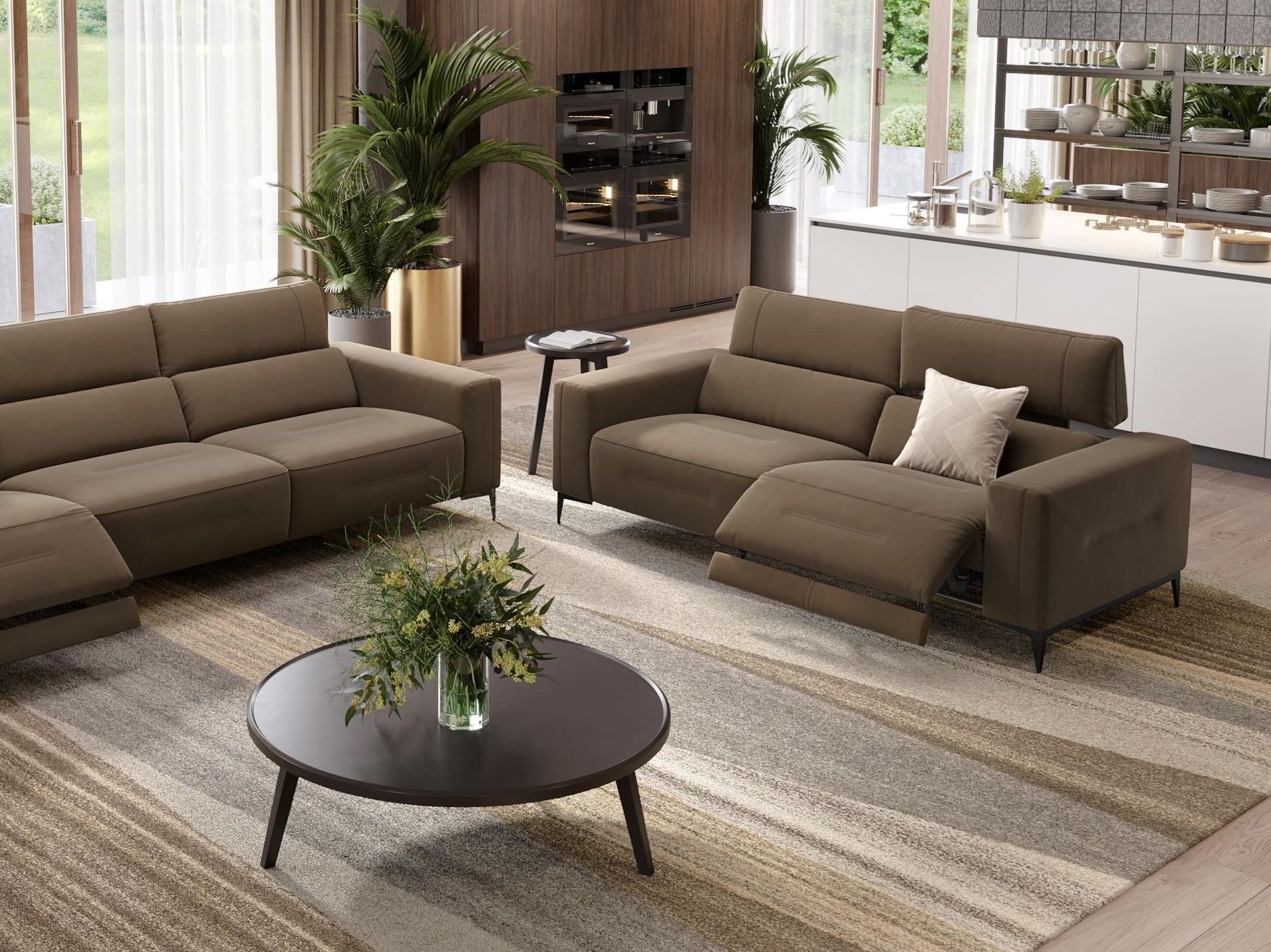 3-местный тканевый диван Sofanella Teramo ARCH-00110433 - Вид №1