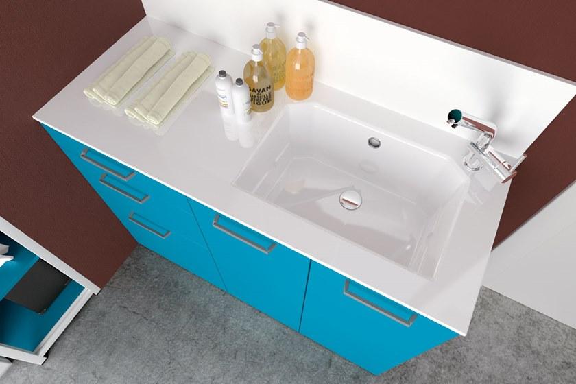 Archeda Шкаф для стирки из ламината с раковиной Laundry sun-id-1374373 - Вид №1