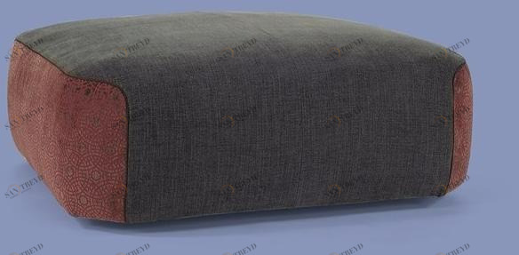 Borzalino Пуф из мягкой ткани Franklin sun-id-1392870