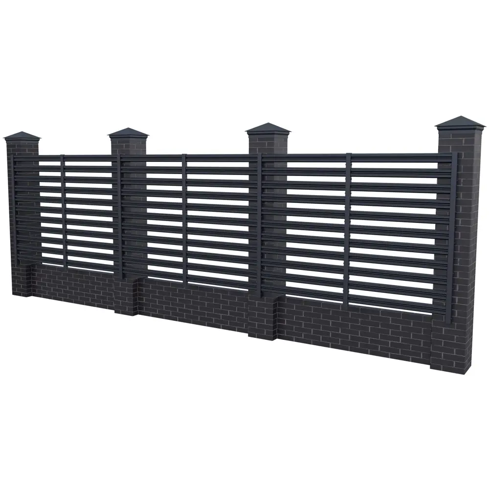 Еврожалюзи Горизонт 2.5x2 м RAL 7024 графит Santreyd STLM-2097762 - Вид №8