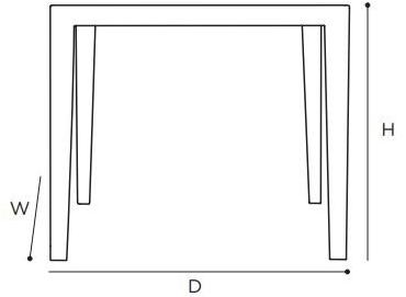 Wildspirit Прямоугольный садовый стол из тика Play Plta145wte - Вид №2