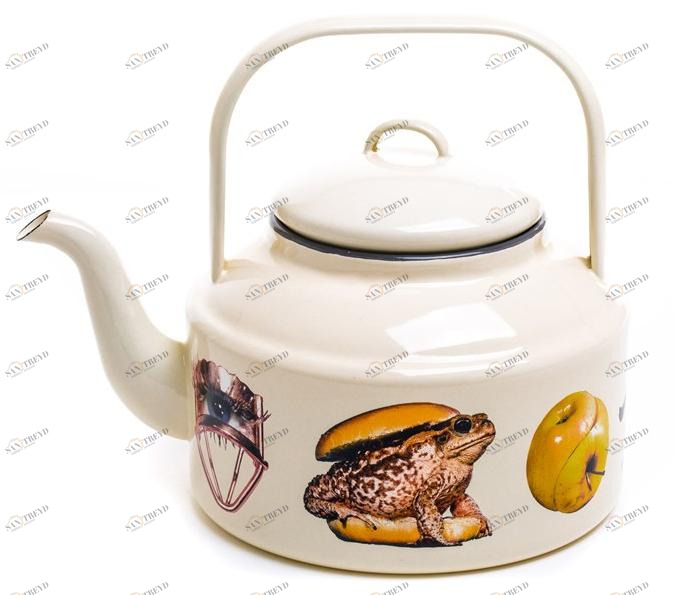 Seletti Эмалированный металлический чайник Seletti wears toiletpaper sun-id-1479131