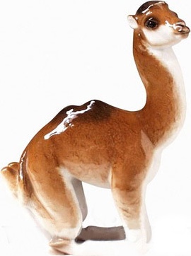 95079 Императорский фарфоровый завод Скульптура "Верблюжонок" Фарфор твердый 