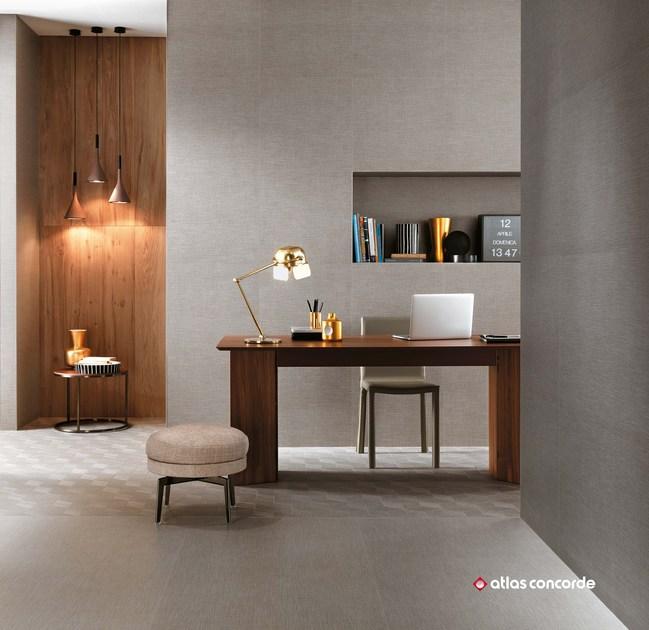 Atlas Concorde Белая плитка для стен с эффектом ткани Room sun-id-1400060 - Вид №17