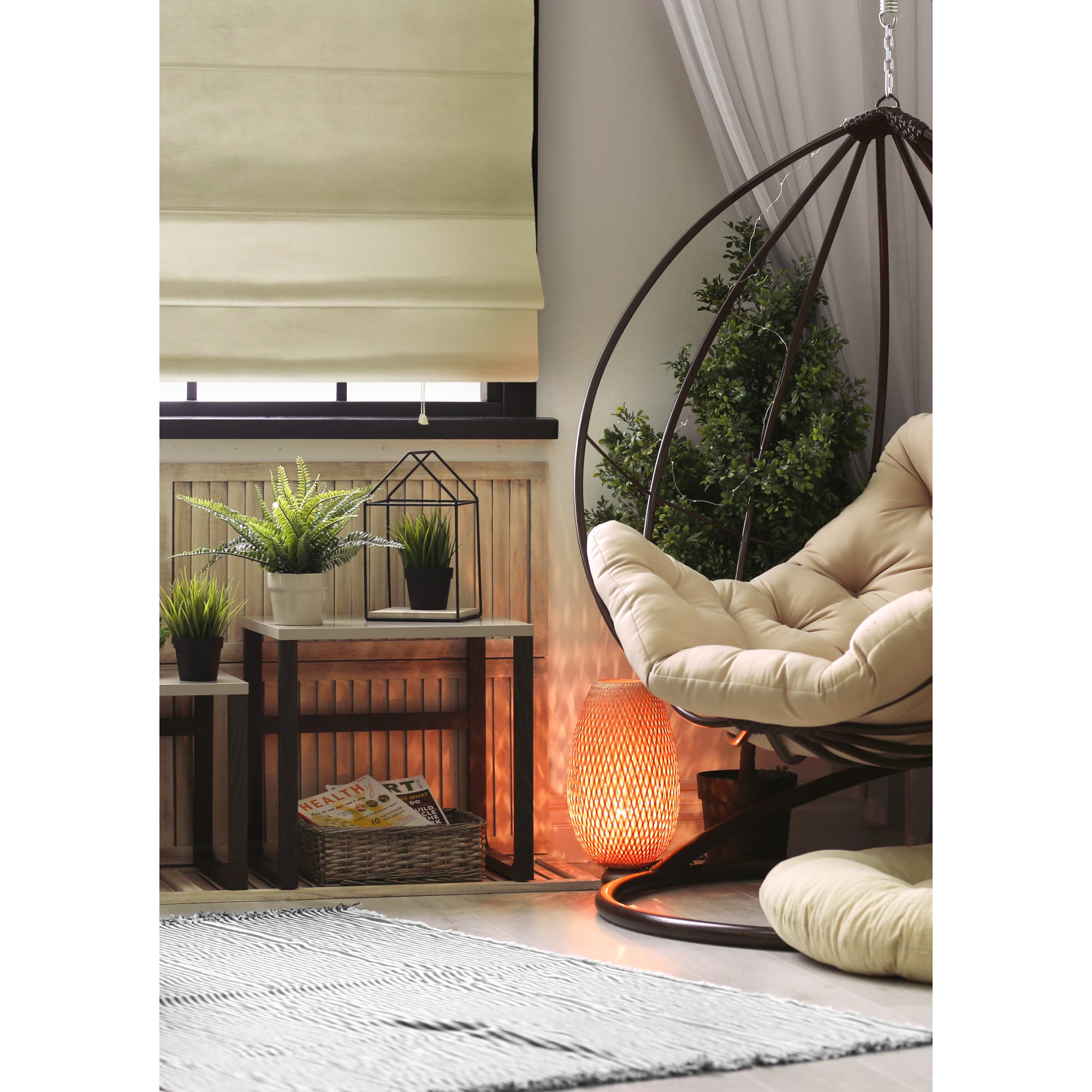 82411444 Штора римская Милфид 60x160 см цвет ваниль Santreyd  - Вид №6