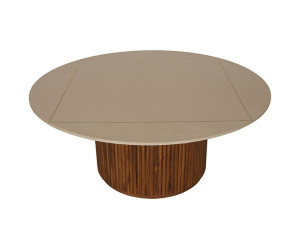 Круглый деревянный обеденный стол