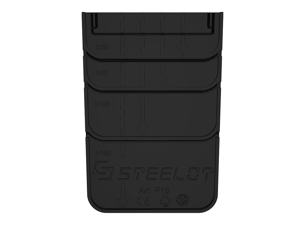 P18 Заглушка к лотку пластиковому DN100 ГеоПластБорд GPBST-204 - Вид №1