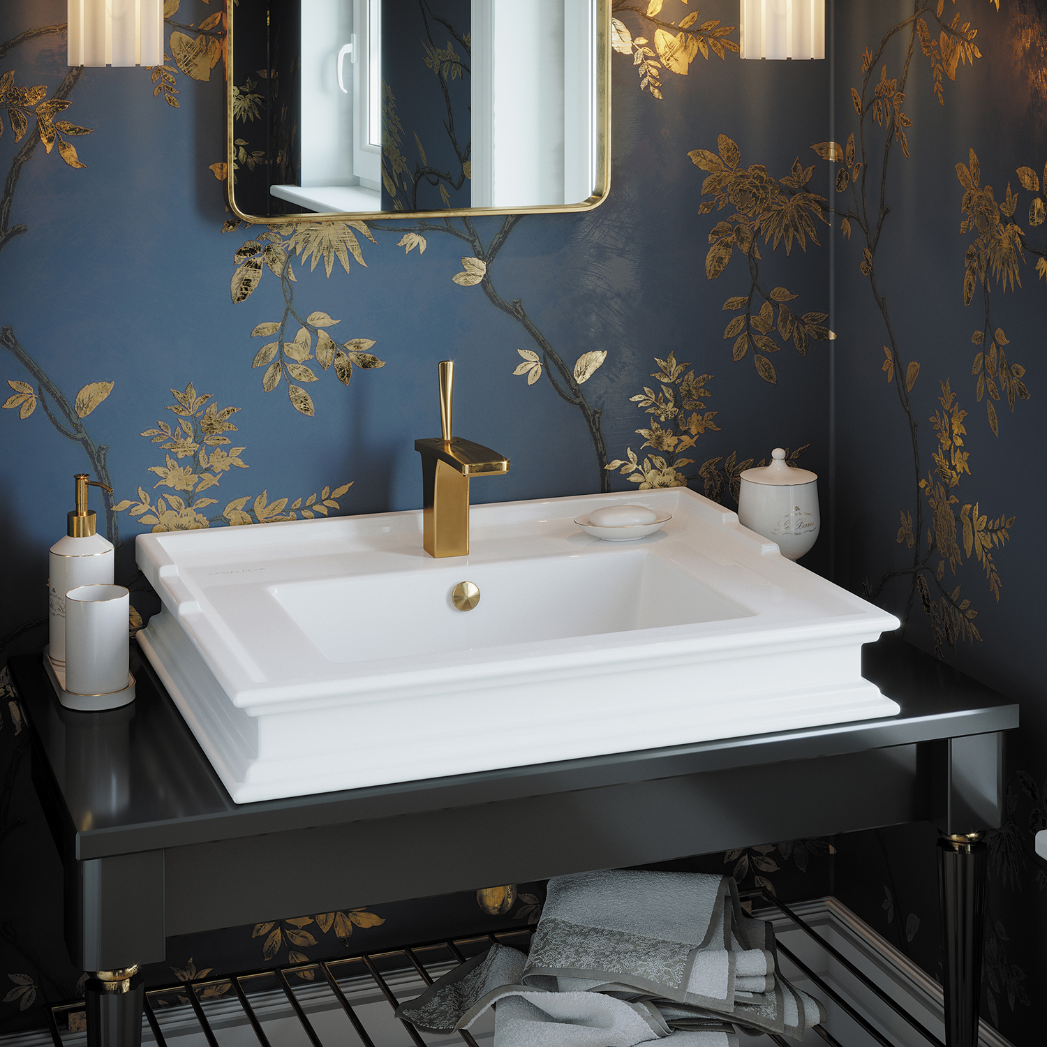 AMP65SLWB01 Умывальник SANITA LUXE Ampir  - Вид №11