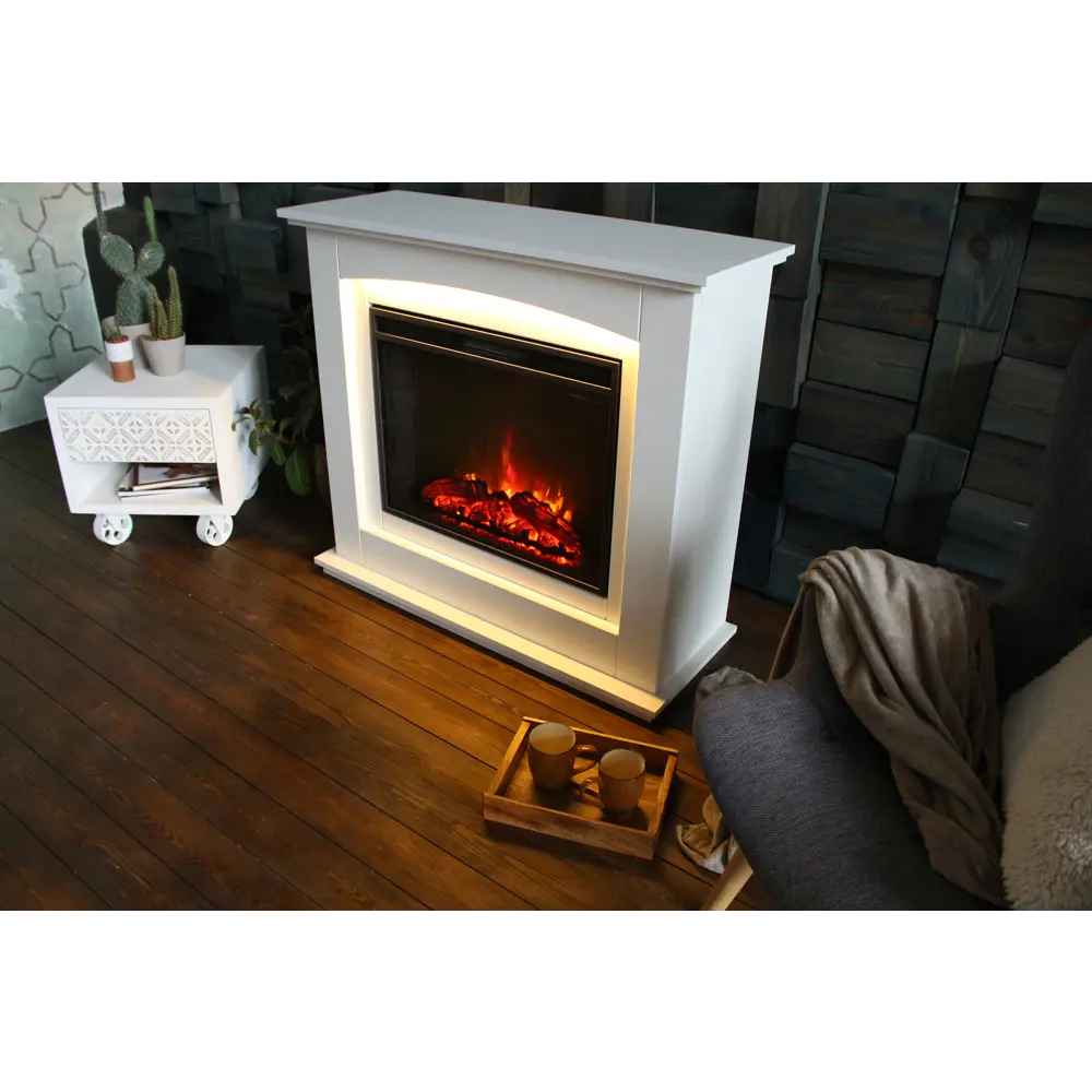 Обрамление для электрического камина Canada 25.5 WT с подсветкой REALFLAME STLM-2025884 - Вид №11